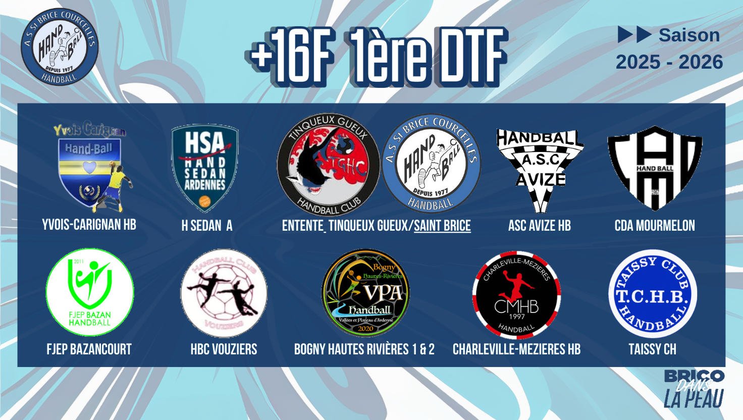 Entente Tinqueux-Gueux / St Brice  +16F 1ère DTF