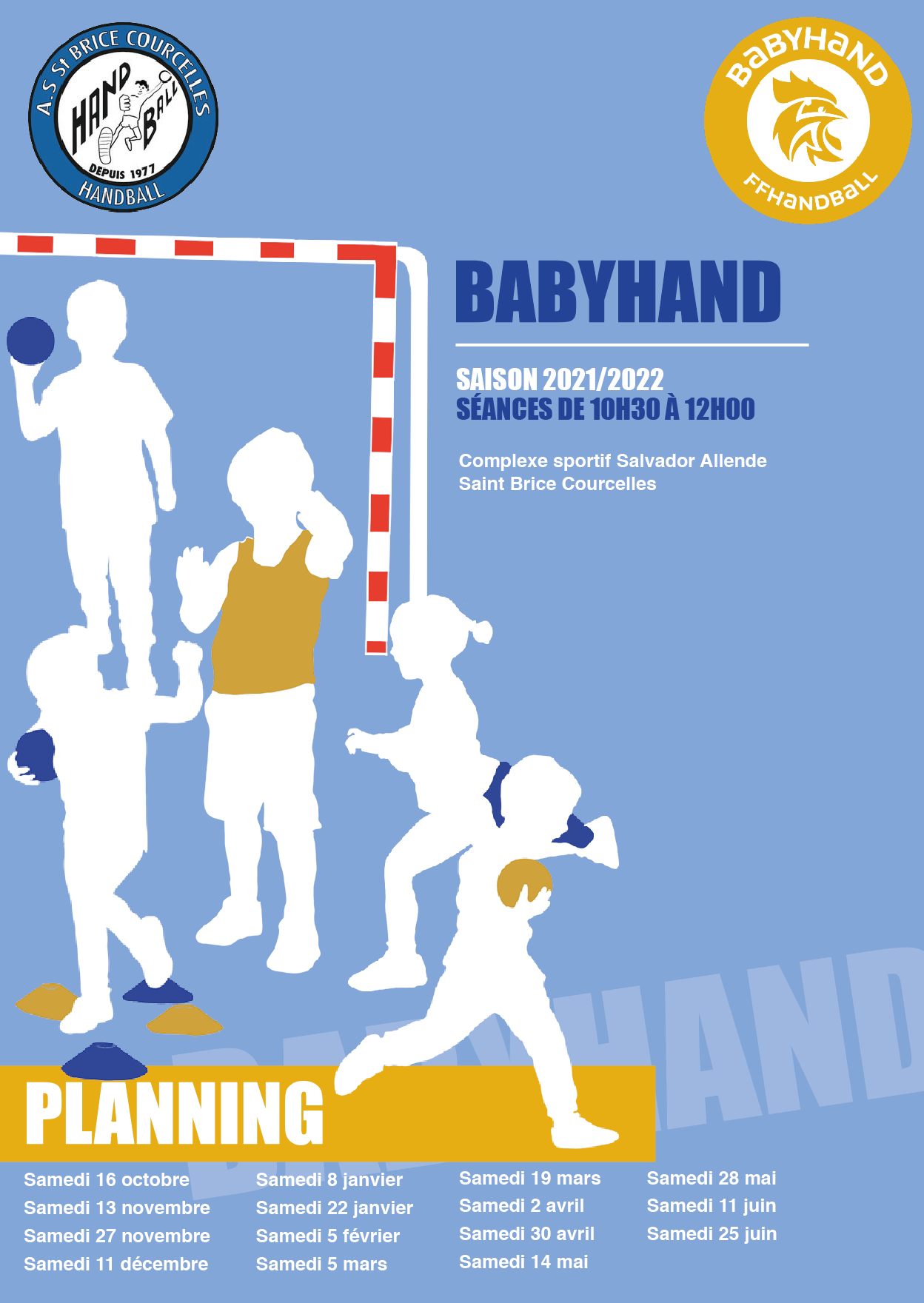 Baby Hand : planning 2021-2022