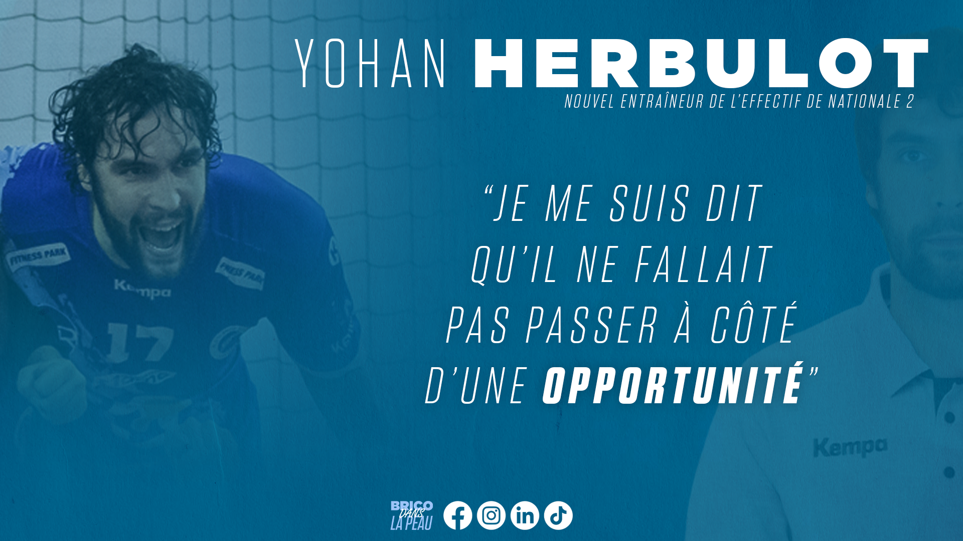 Yohan HERBULOT, futur entraîneur des Bricos AS Saint Brice Courcelles