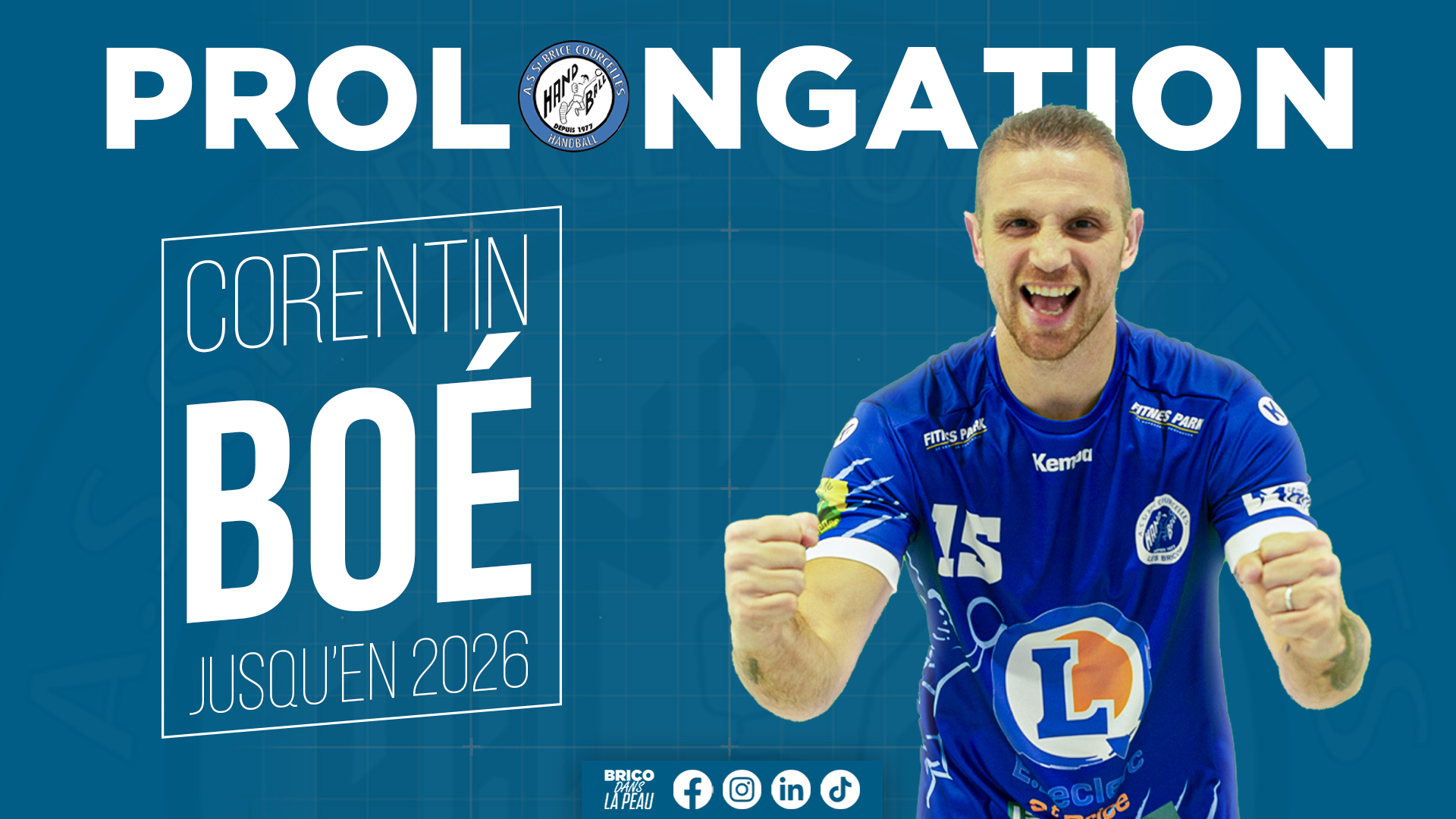 Corentin BOÉ, bleu jusqu’en 2026 !