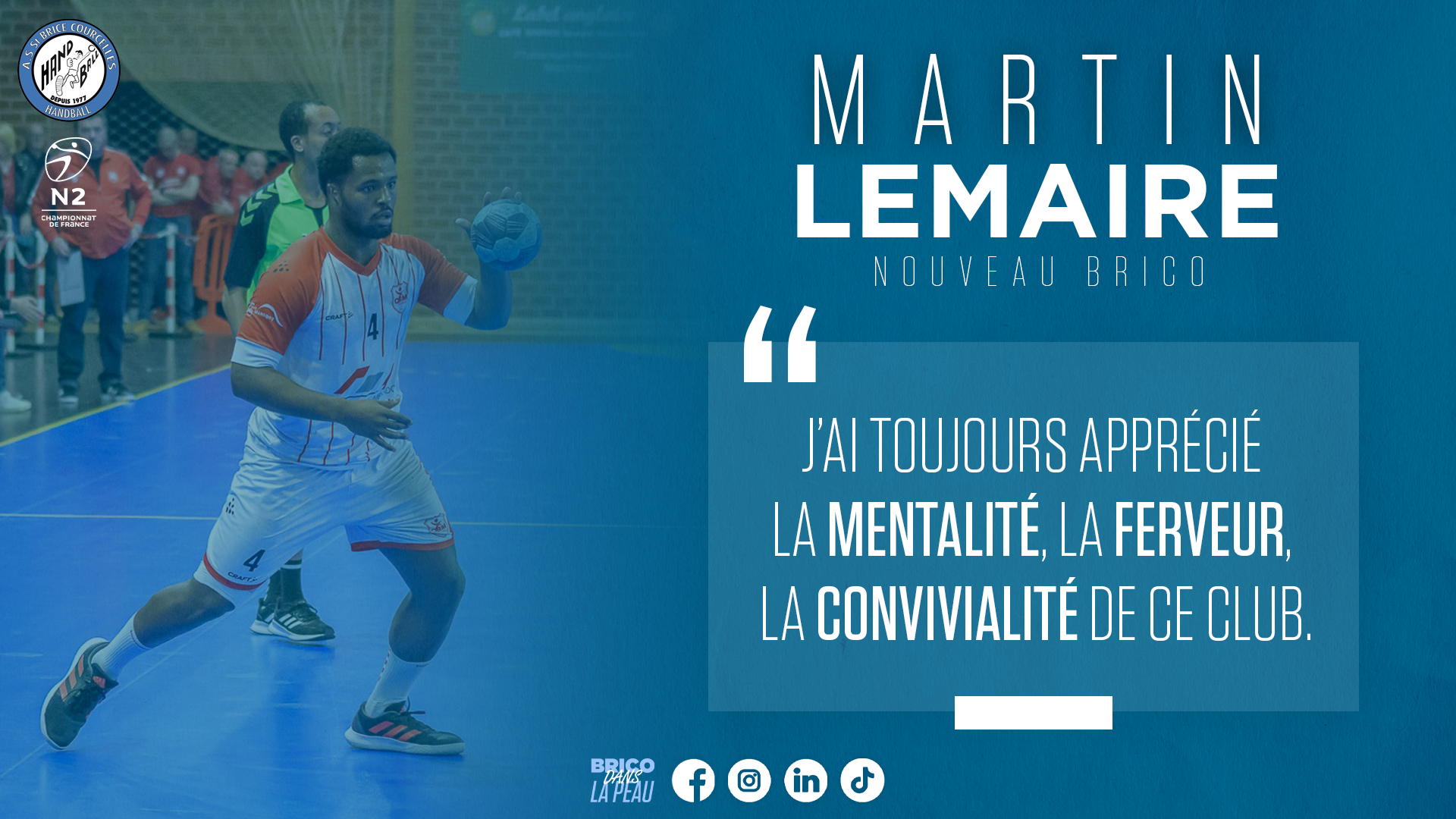 LEMAIRE REJOINT LES BRICOS !