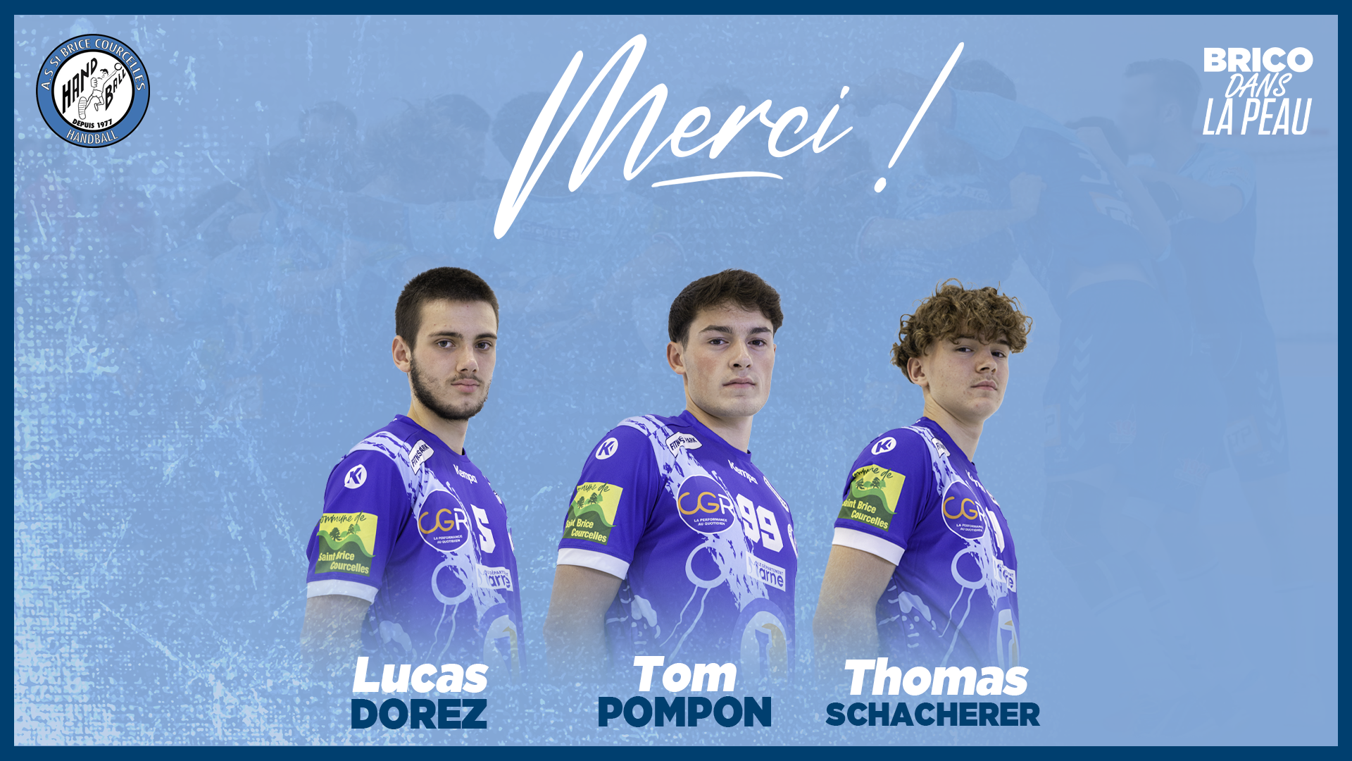 Merci Lucas, Tom et Thomas !