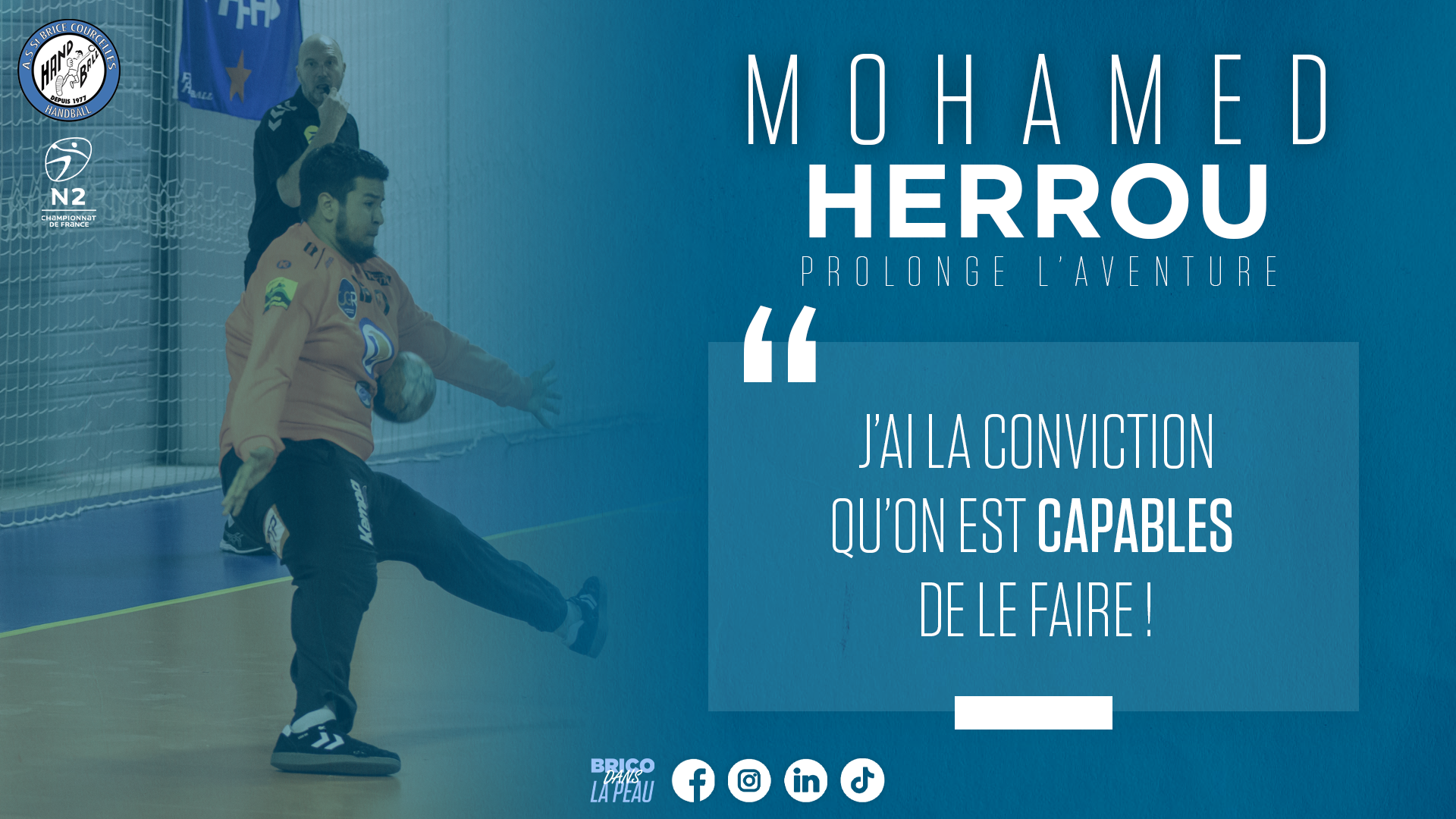HERROU reste sous les couleurs Bricos !