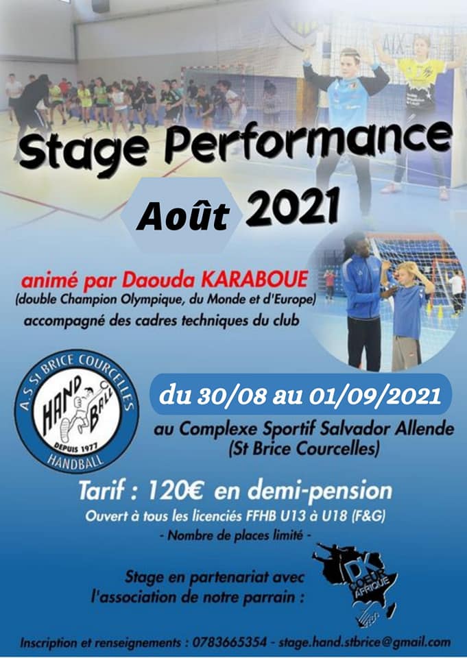 Stage Daouda KARABOUÉ 30/08 -> 01/09/2021