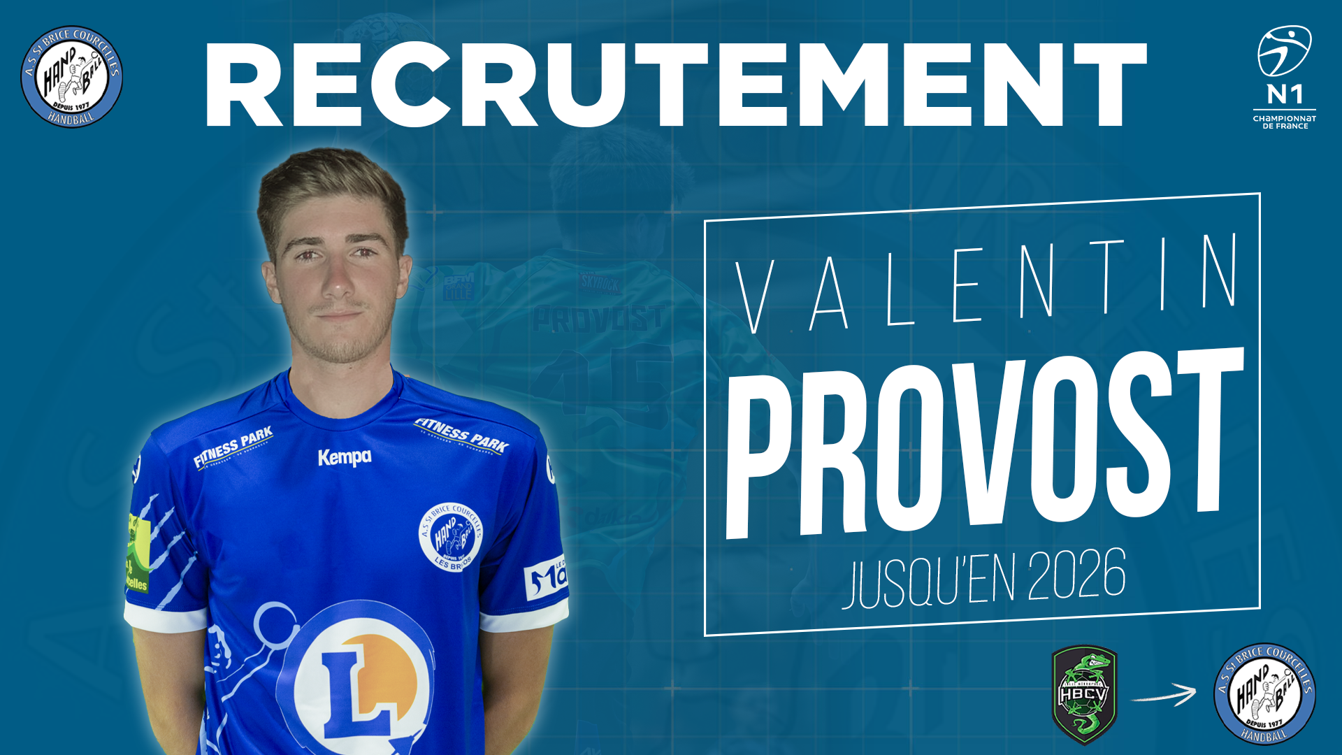 Valentin Provost, troisième recrue brico